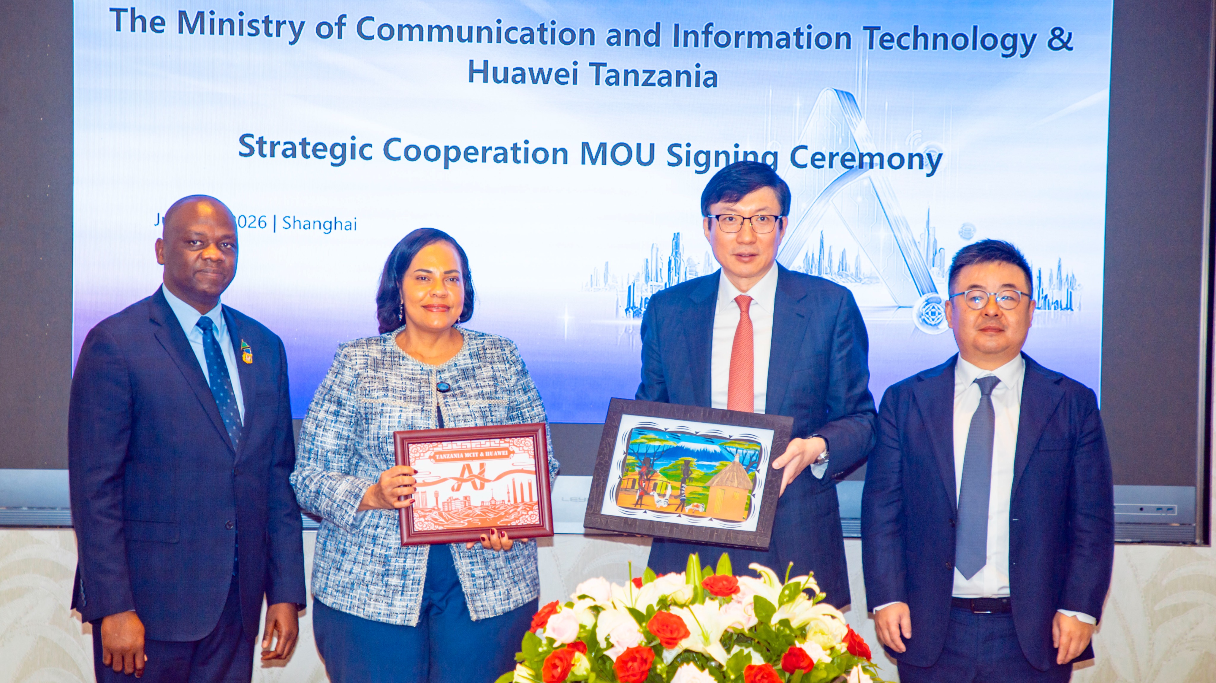 TANZANIA NA HUAWEI WATIA SAINI MAKUBALIANO YA KUIMARISHA USHIRIKIANO KATIKA UCHUMI WA KIDIJITALI NA...